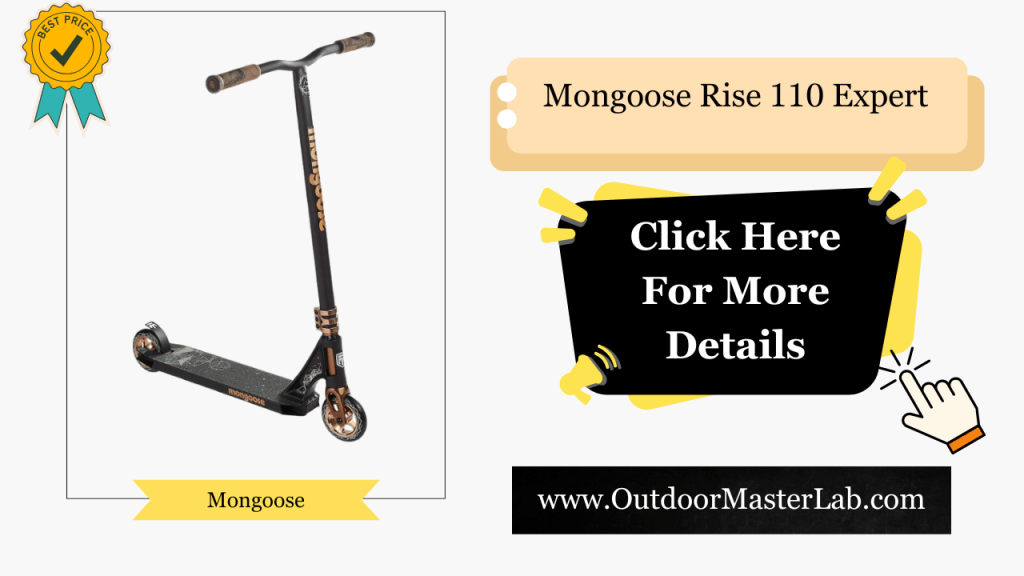 Mongoose Rise 110 Expert Stunt Scooter