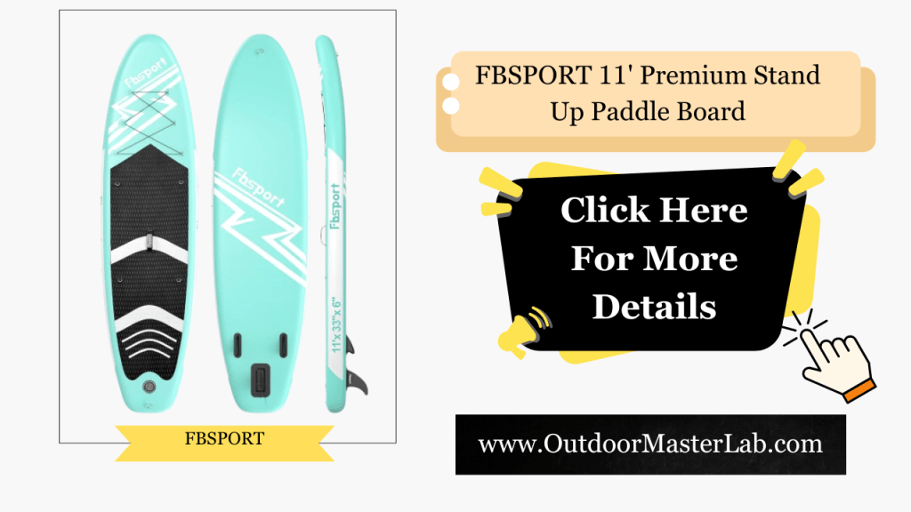 FBSPORT 11' Premium Stand Up Paddle Board
