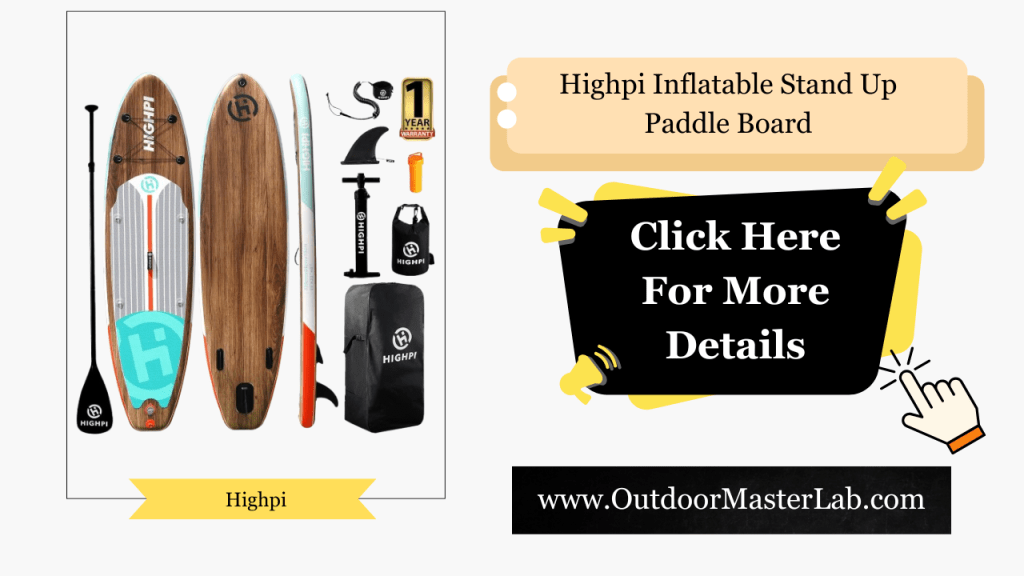 Highpi Inflatable Stand Up Paddle Board