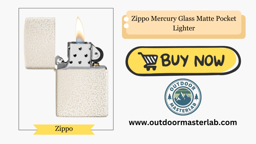 Zippo Mercury Glass Matte Pocket Lighter