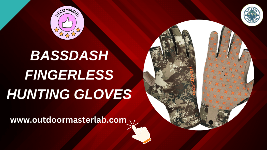 BASSDASH Fingerless Hunting Gloves