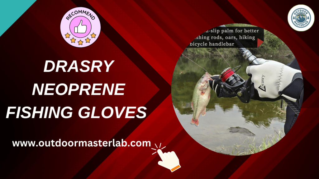 Drasry Neoprene Fishing Gloves 