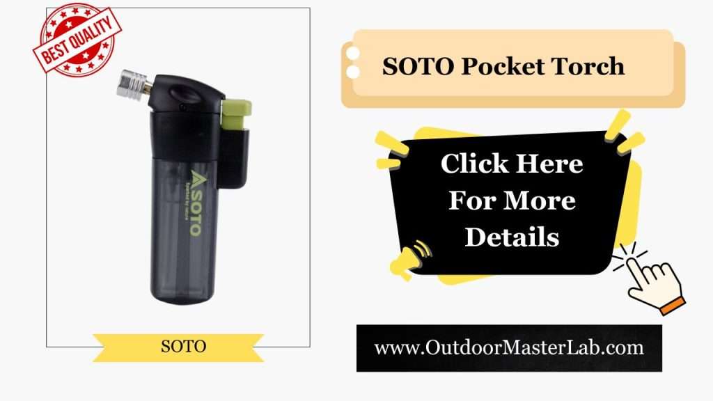 SOTO Pocket Torch w/ Refillable Lighter