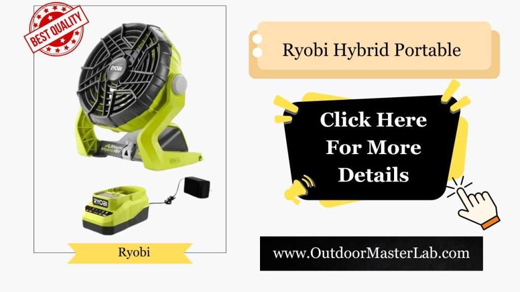 Ryobi Hybrid Portable Fan