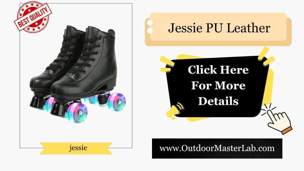 Jessie PU Leather Outdoor Roller Skates