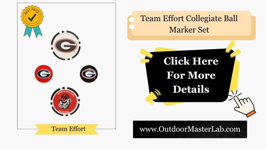 Team Effort Collegiate Ball Marker Set